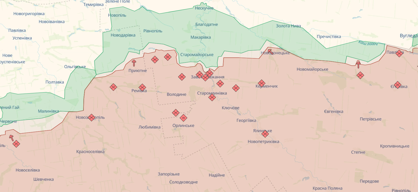 Війська РФ нарощують мінно-вибухові загородження на Бєлгородщині і атакують ЗСУ на низці напрямків  фронту  – Генштаб 