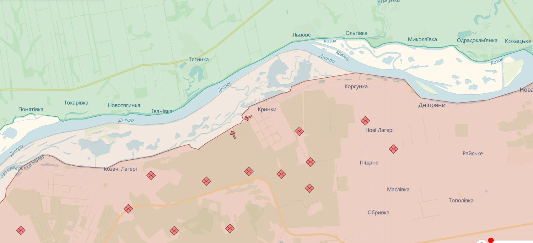 Війська РФ нарощують мінно-вибухові загородження на Бєлгородщині і атакують ЗСУ на низці напрямків  фронту  – Генштаб 