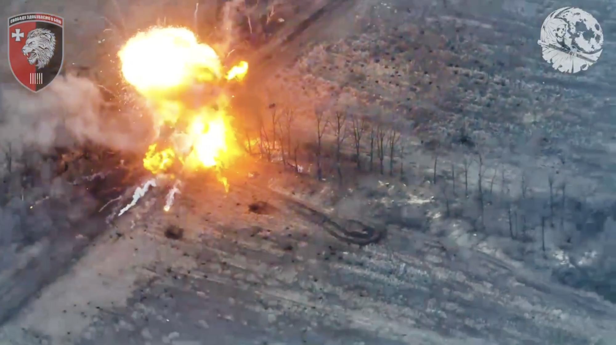 "Продовжуємо зривати ворожі тюльпани": воїни 63-ї бригади знищили самохідний міномет армії РФ. Відео
