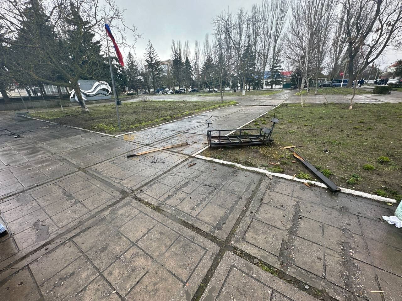 Українські патріоти влаштували диверсію під час "виборів Путіна" у Скадовську: п'ятьох окупантів поранено