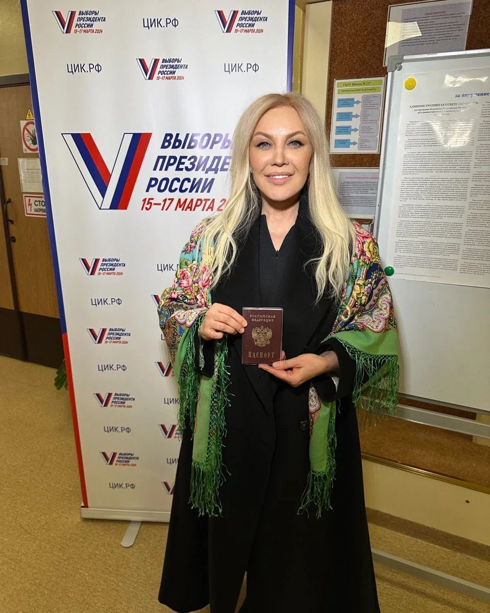 "Я є частиною великого народу": зрадниця Повалій пробила дно, показавшись із російським паспортом на виборах Путіна
