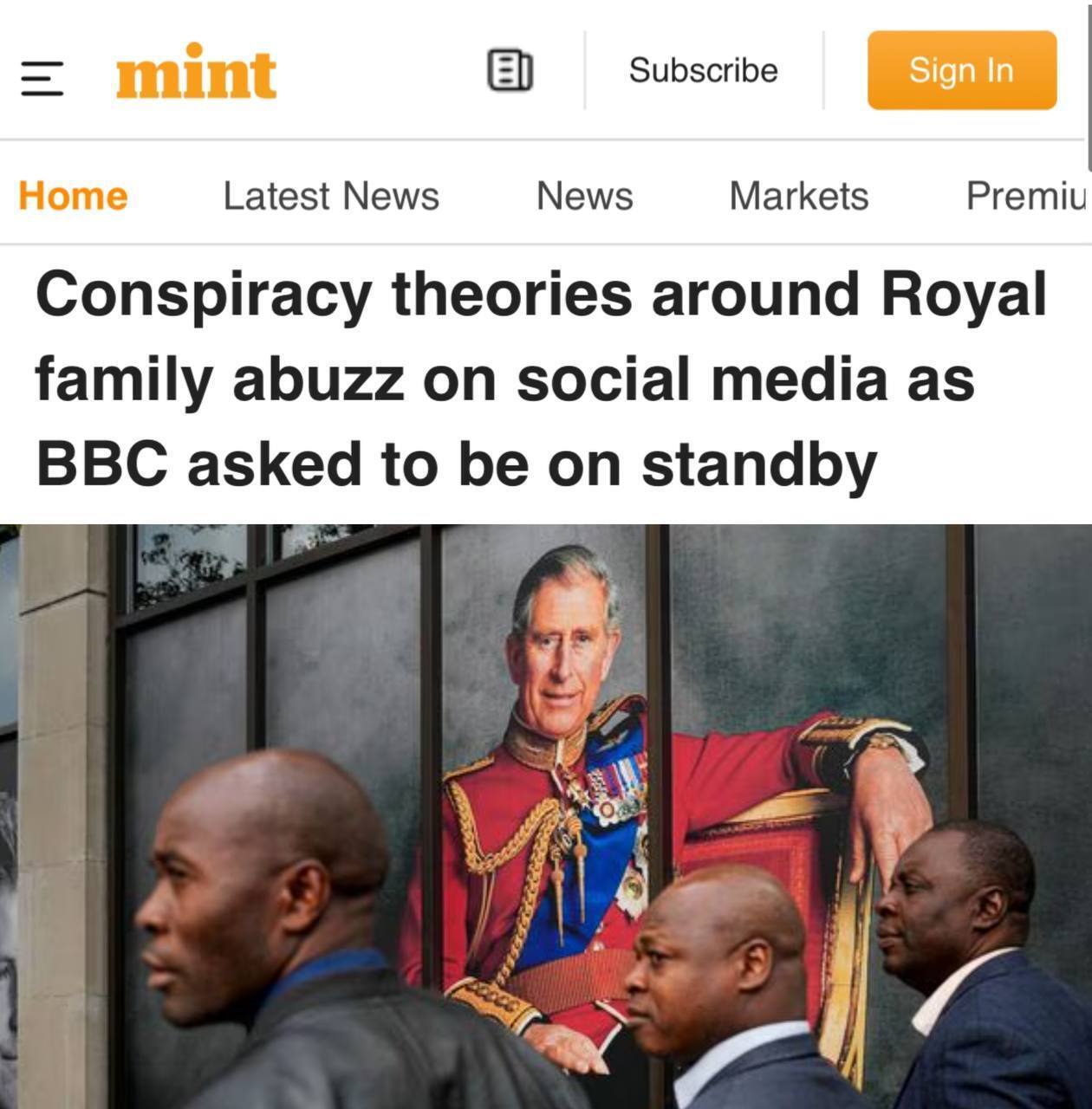 Король Великої Британії Чарльз ІІІ помер? Звідки в ЗМІ з'явилася гучна інформація