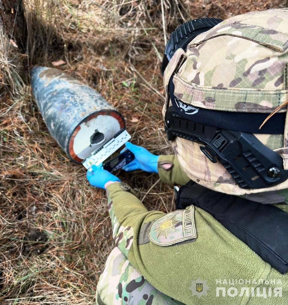 Не здетонував: на Вінниччині в лісі знайшли російський "Шахед", на місці працювали вибухотехніки. Фото
