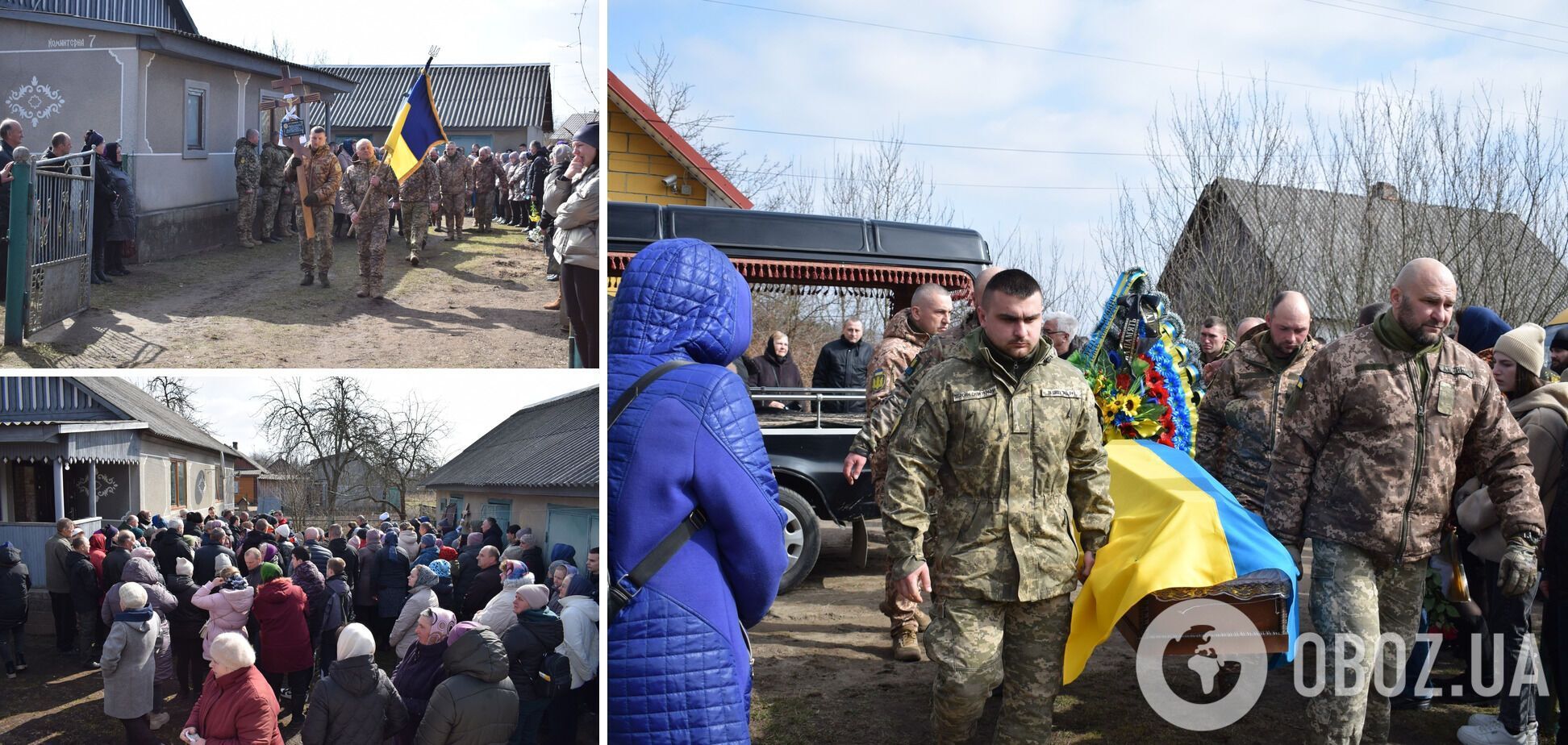 Без батька залишилися четверо дітей: на Рівненщині попрощалися з воїном, який загинув у боях за Україну. Фото