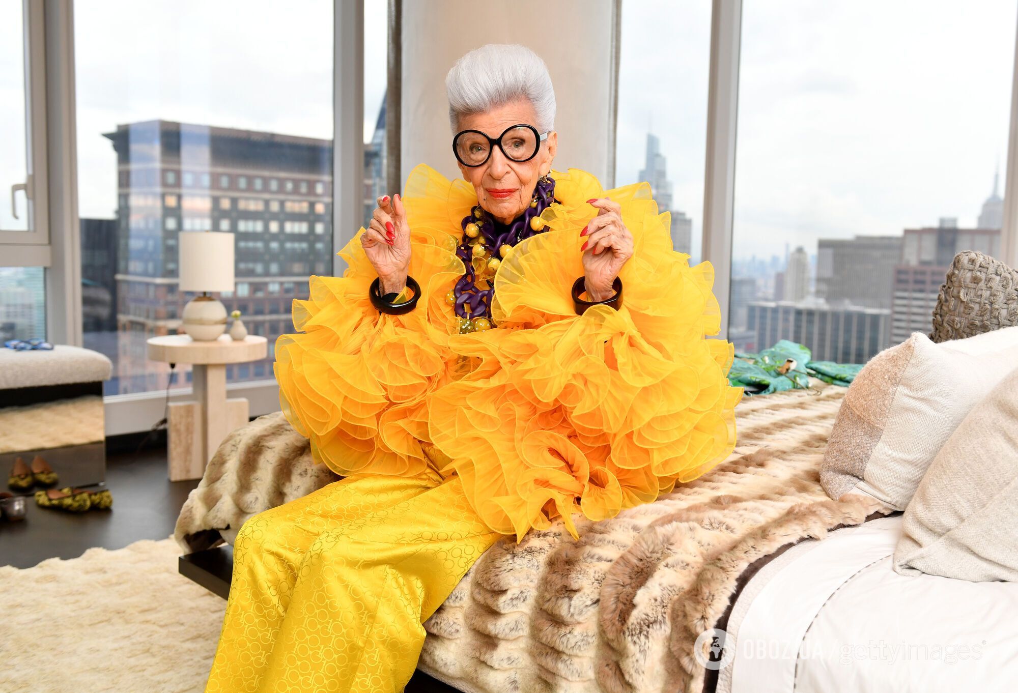 Называла себя некрасивой: умерла 102-летняя икона моды Айрис Апфель