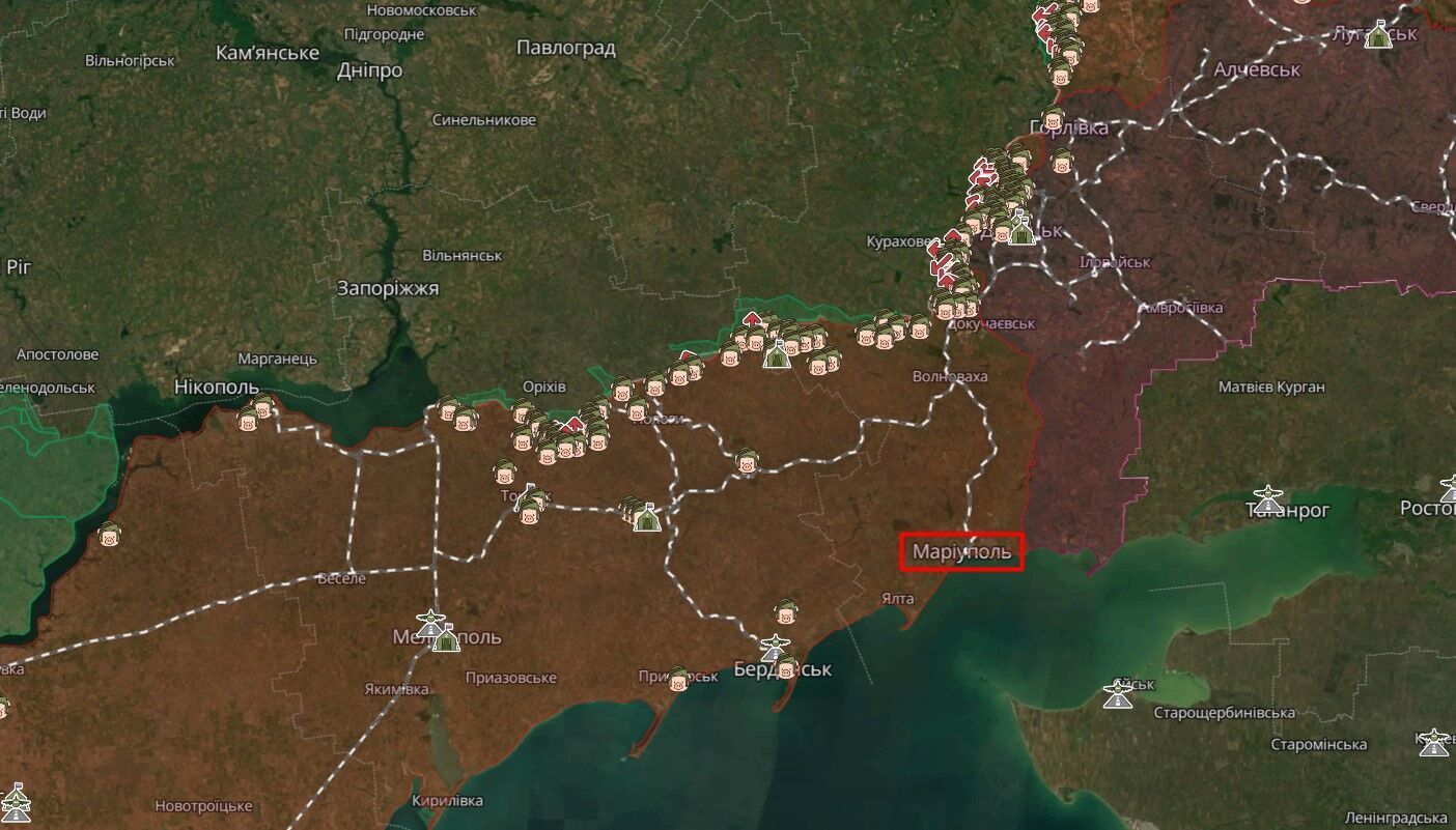 Українські партизани знайшли, де на Маріупольському напрямку ЗСУ збили ворожий літак Су-34. Відео