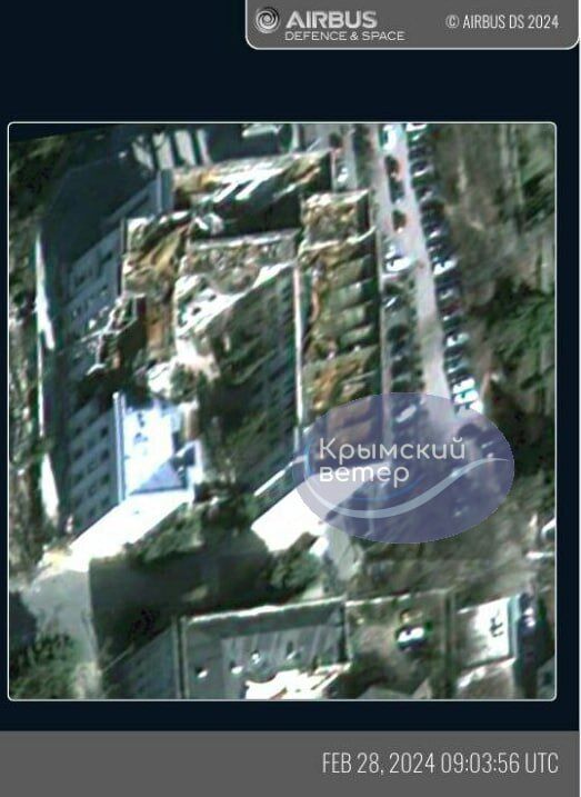 Штаб Черноморского флота РФ в Севастополе по-прежнему стоит в руинах: спутниковое фото