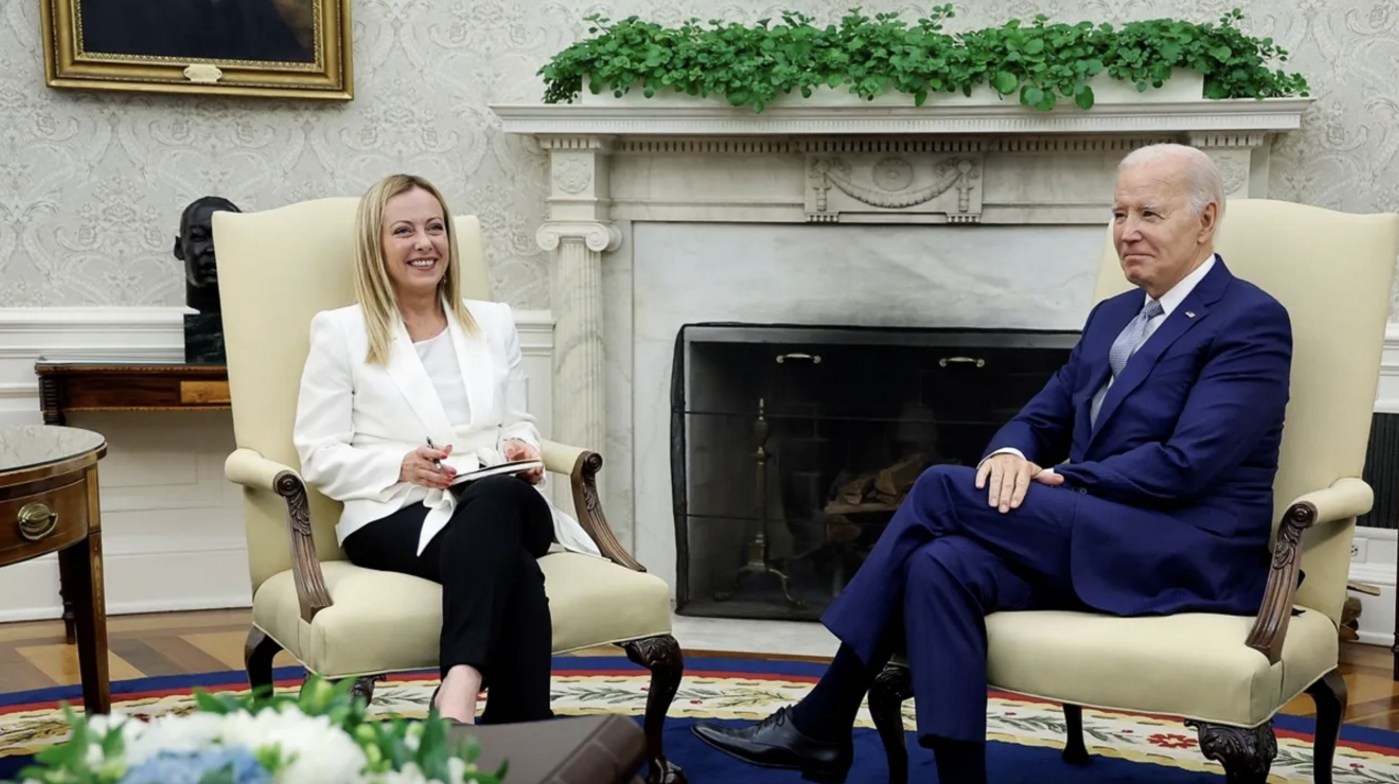 Байден и Мелони в Вашингтоне обсудили помощь Украине: о чем договорились