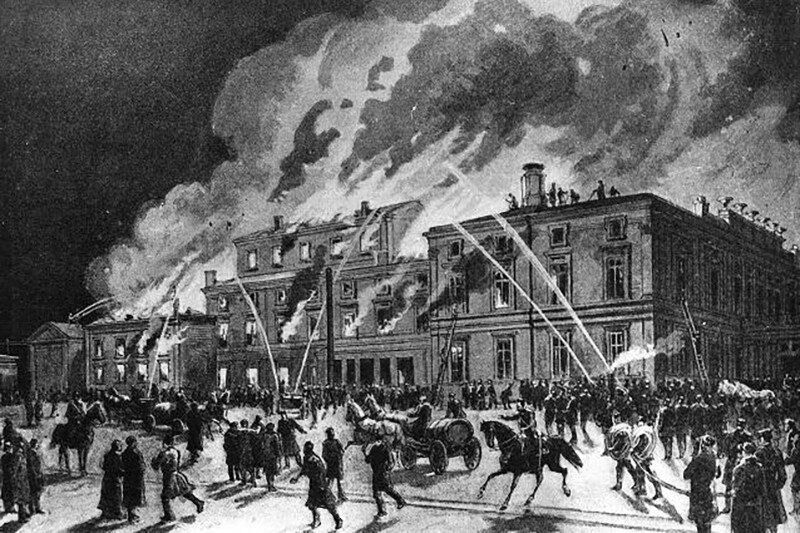 Одна з найпотужніших в історії Києва: у 1811 році виникла пожежа, яка майже знищила Поділ. Факти й світлини