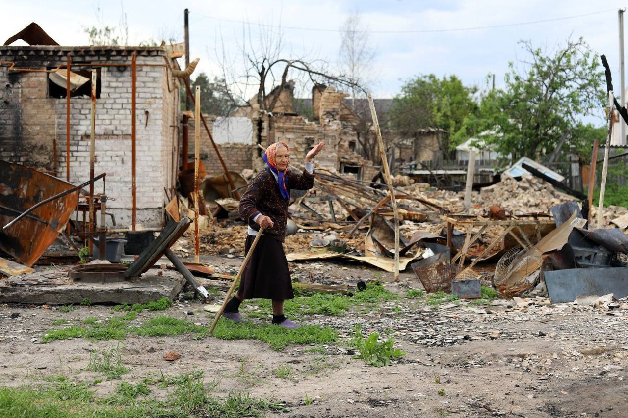 Жительница села Мощун Киевской области