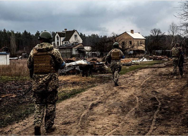 Захисники України в Мощуні