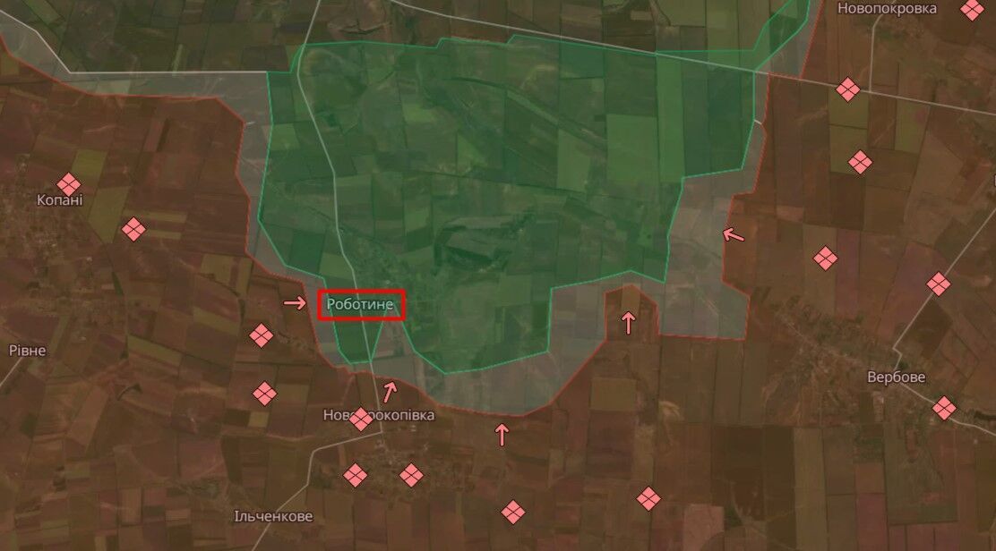 "Враг каждые два часа проводит атаки": воин ВСУ рассказал о боях в районе Работино. Карта