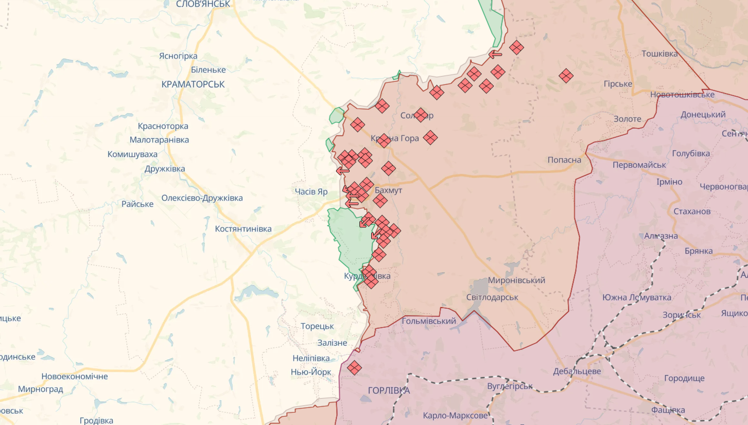 Окупанти на Новопавлівському напрямку намагалися прорвати оборону ЗСУ: у Генштабі розповіли, де йдуть бої. Карта
