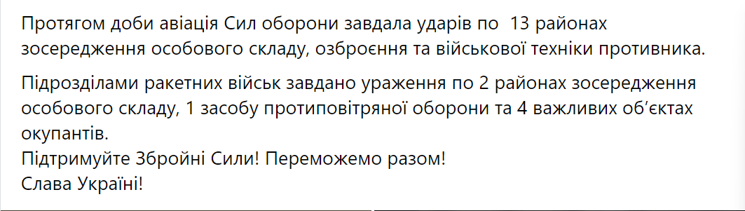 Окупанти намагалися прорвати українську оборону на Новопавлівському напрямку, відбито 28 атак – Генштаб