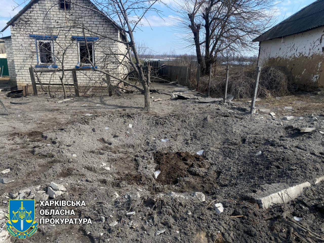 Оккупанты обстреляли село на Харьковщине: погиб мужчина. Фото