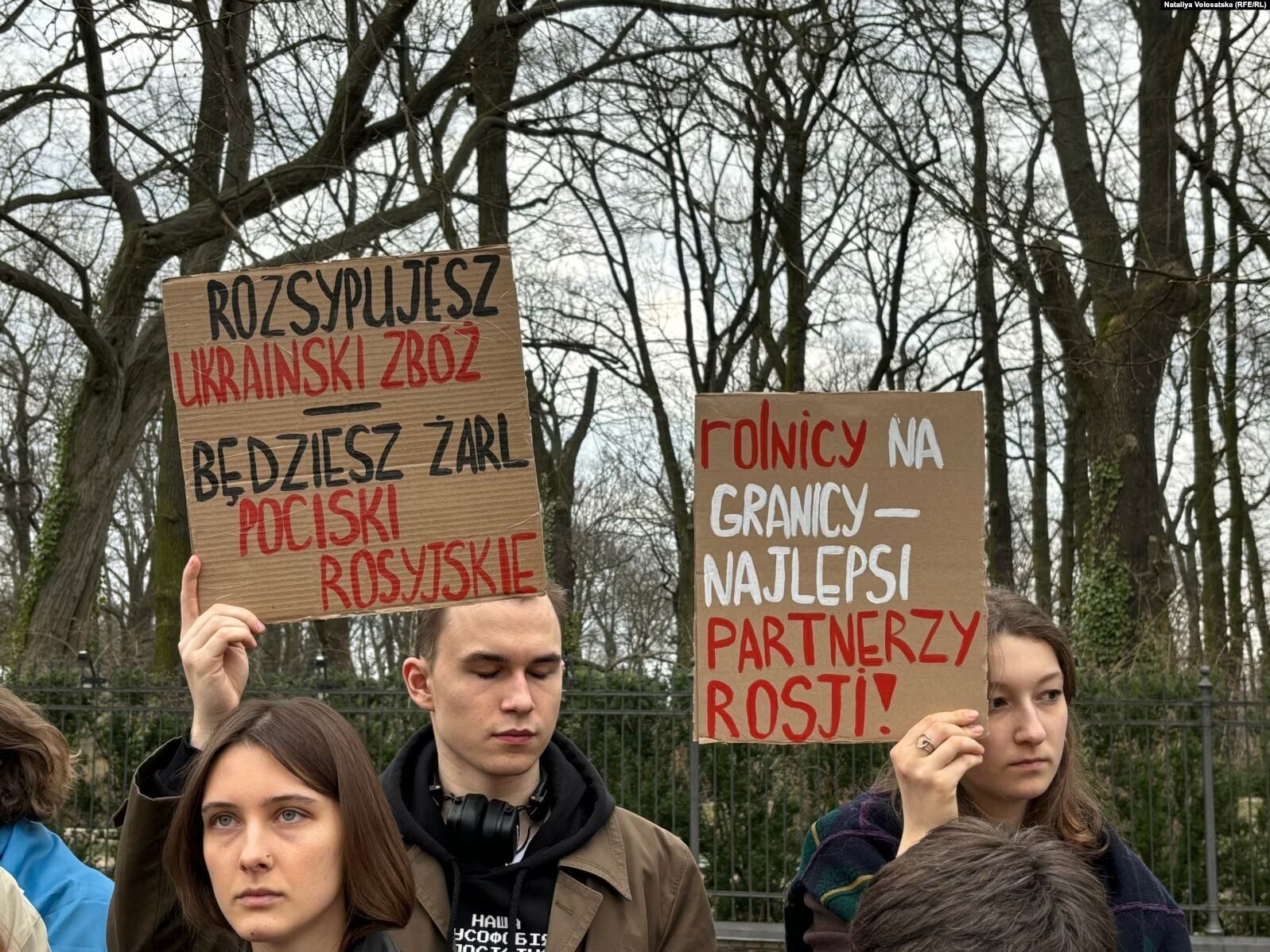 "Граница – линия жизни": в Варшаве протестовали против блокады границы с Украиной. Фото
