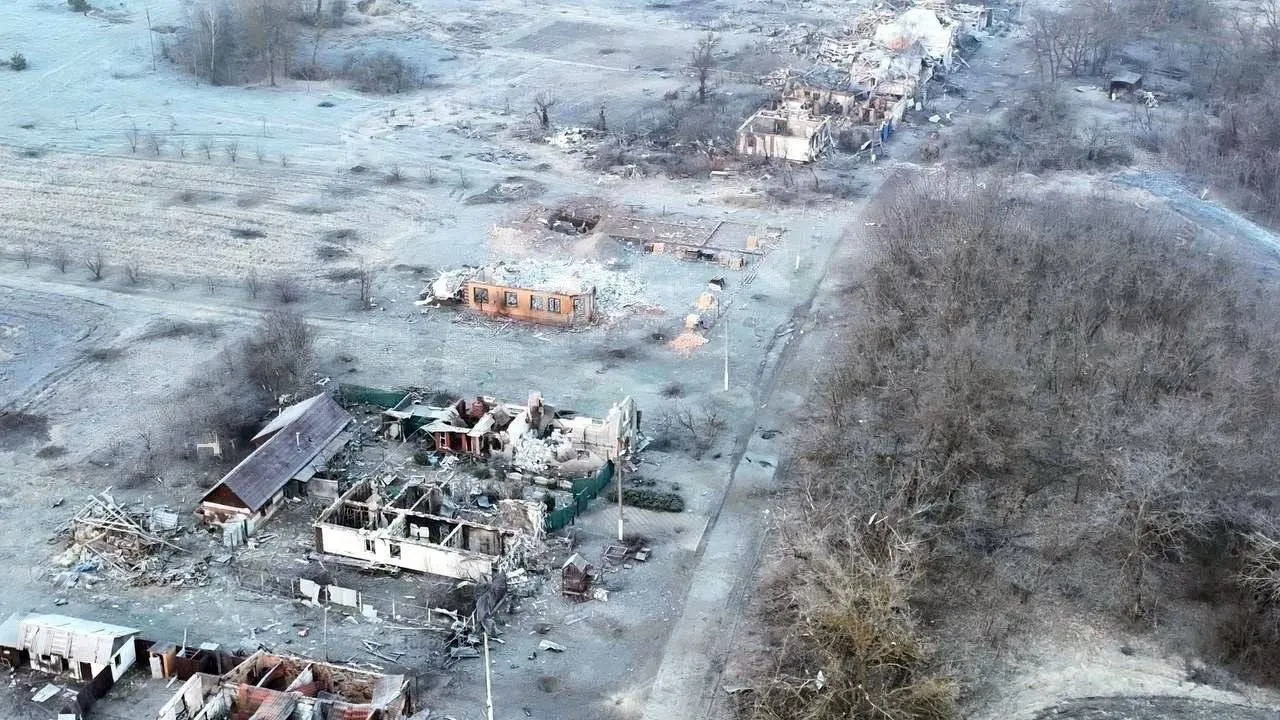 Як виглядає Козинка у Бєлгородській області після масованих бомбардувань армією РФ. Фото, зроблені з висоти