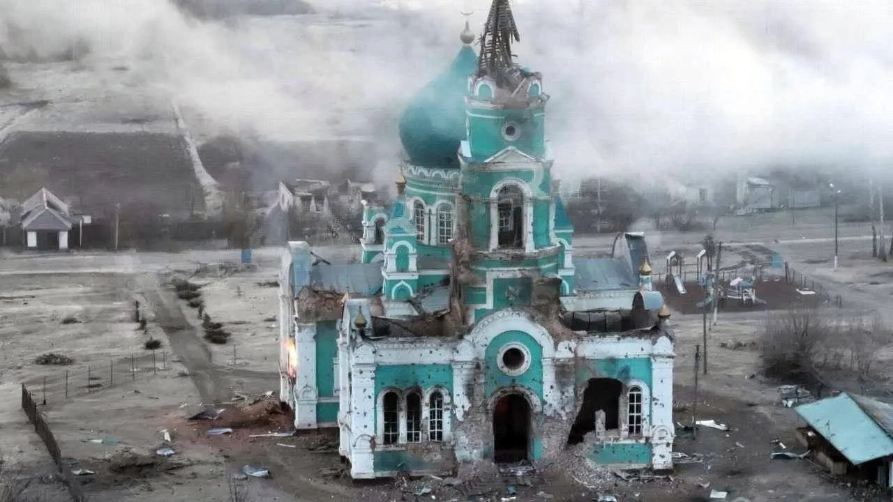 Как выглядит Козинка в Белгородской области после массированных бомбардировок армией РФ. Фото, сделанные с высоты