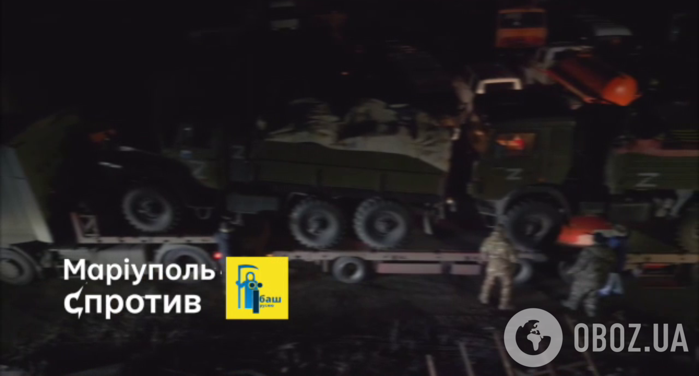 Техника страны-агрессора на временно оккупированной территории Украины