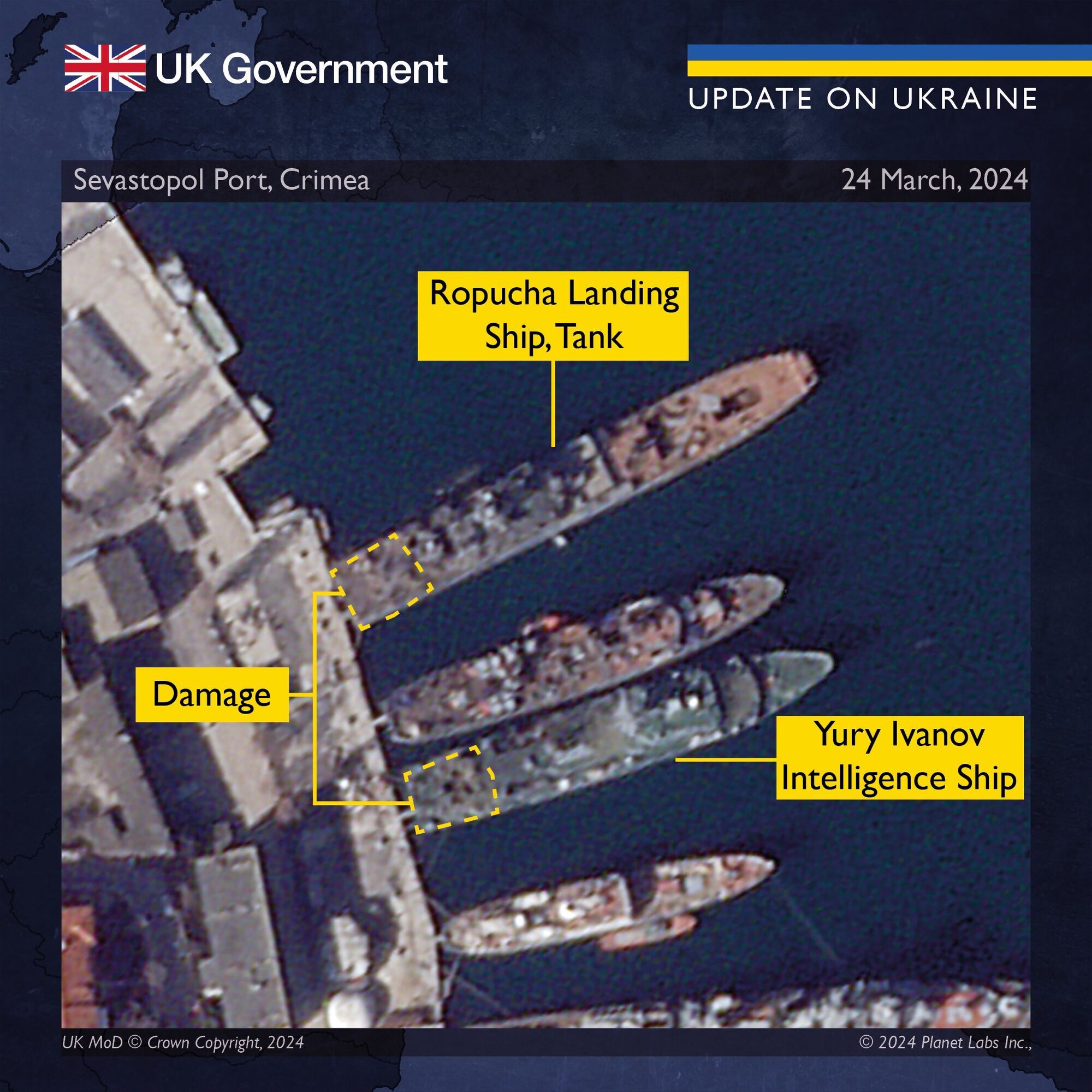 Удары 24 марта имеют серьезные последствия: разведка Британии объяснила, как Украина не дает флоту РФ демонстрировать силу в Черном море