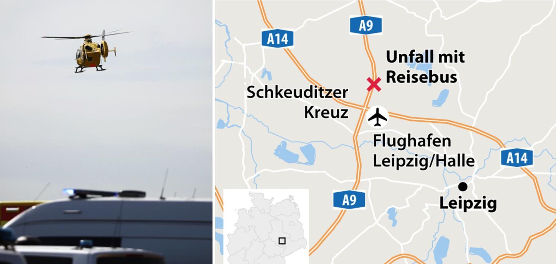 У Німеччині в смертельну ДТП потрапив автобус Flixbus: серед постраждалих – українки. Фото xdideeieuidduant