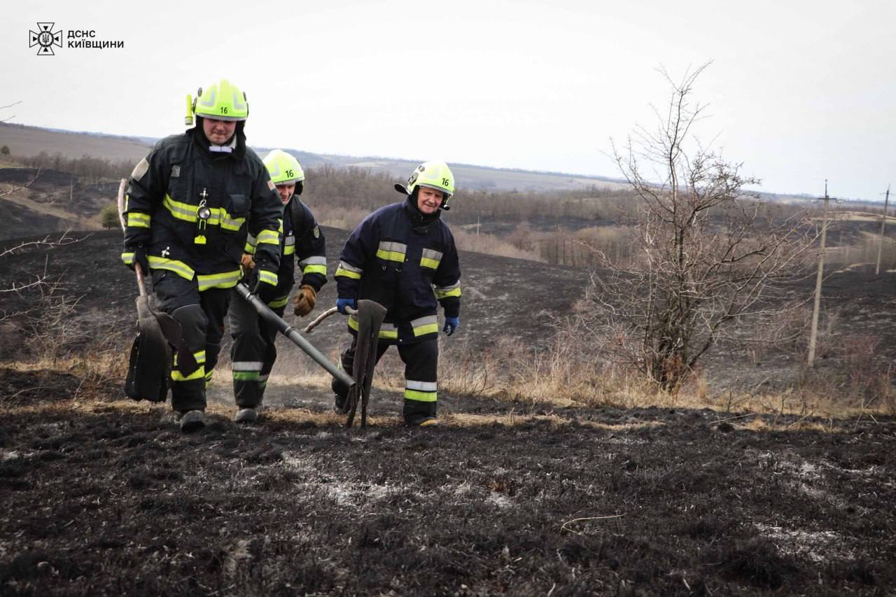 В Киевской области спасатели тушили масштабный пожар: известны подробности. Фото