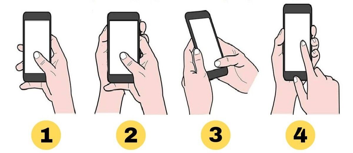 Как вы обычно держите смартфон? Простой тест покажет скрытые черты характера