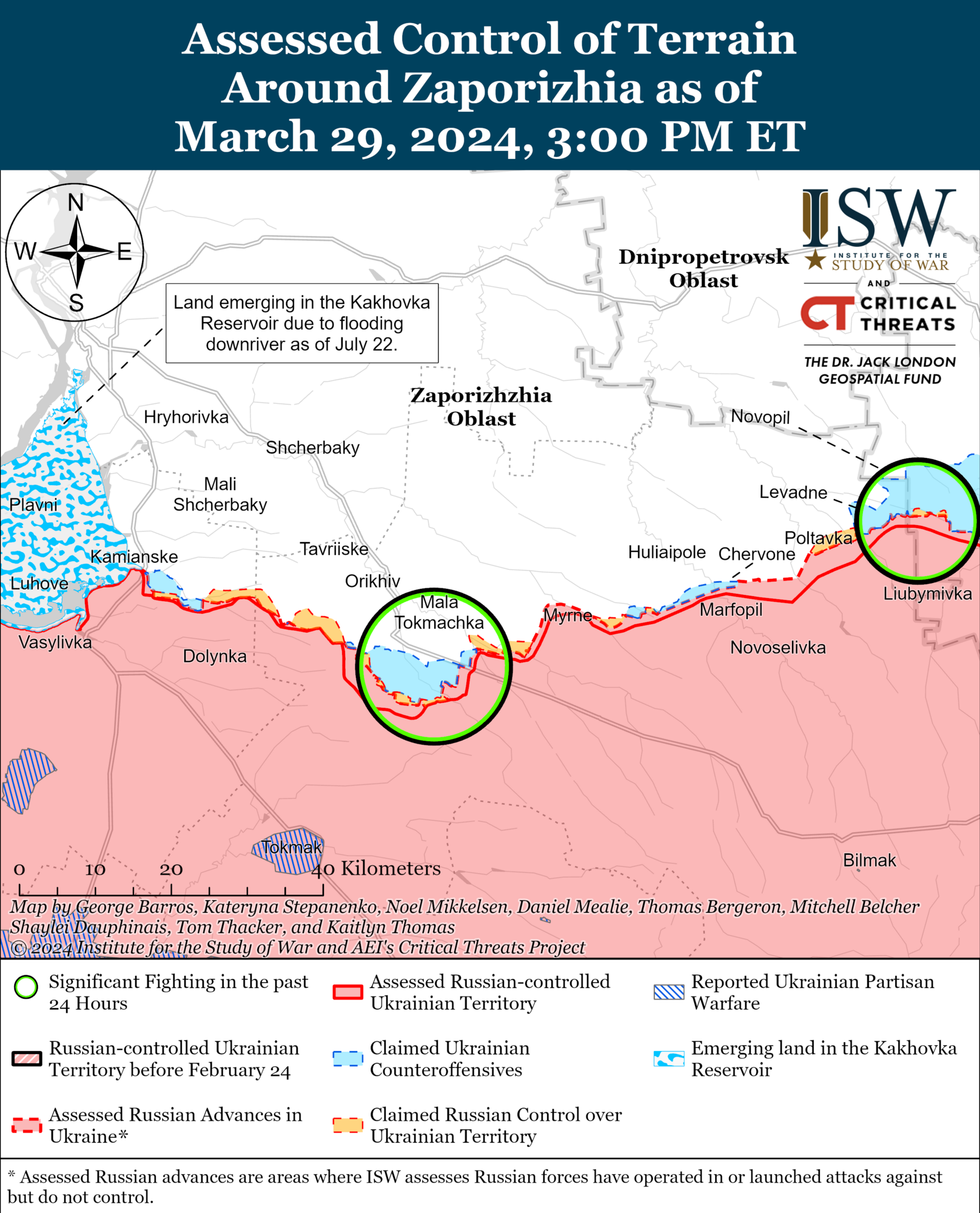 Війська РФ незначно просунулися на захід від Бахмута: в ISW назвали напрямки фронту, де йдуть запеклі бої. Карта