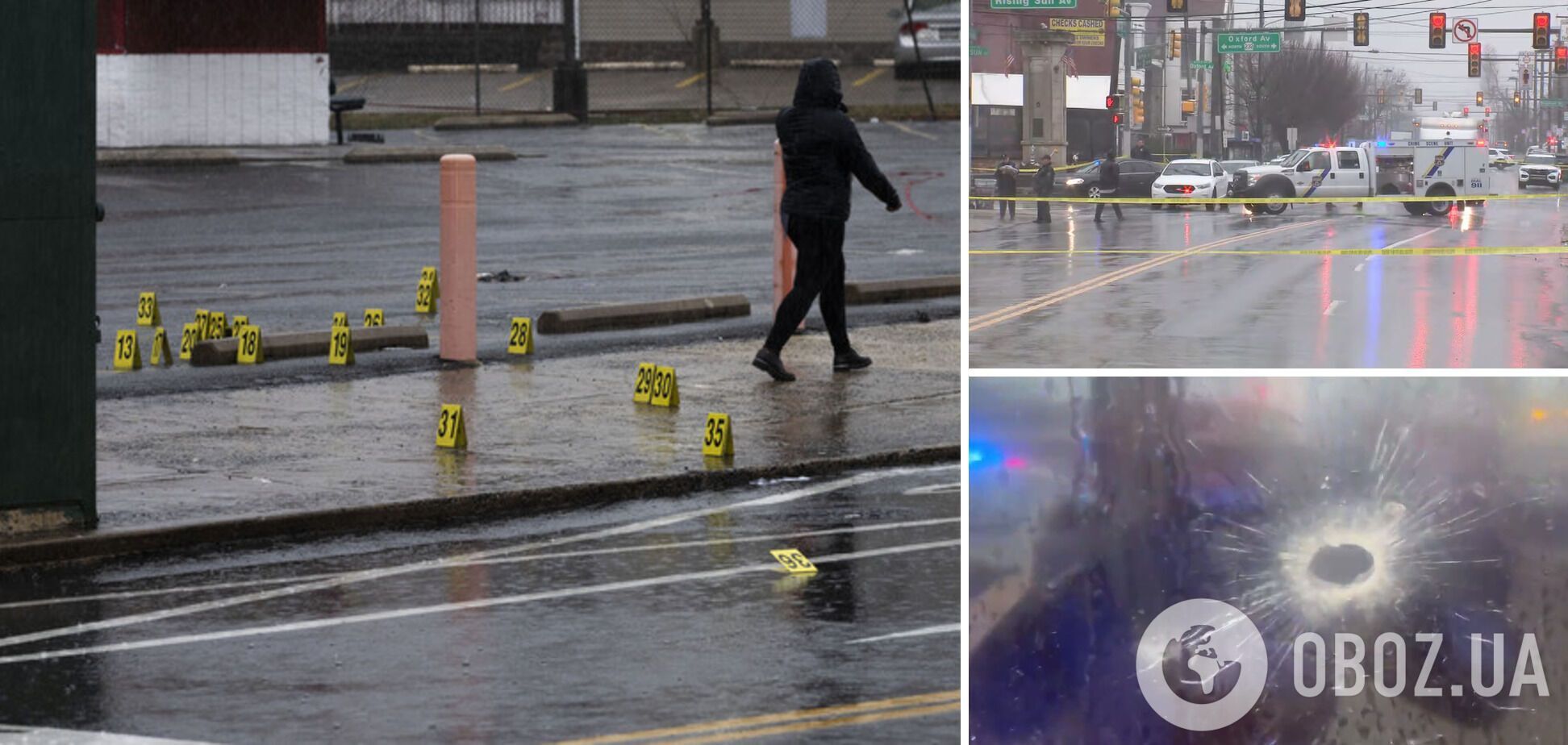В Филадельфии произошла стрельба на автобусной остановке, пострадали восемь подростков: появились подробности