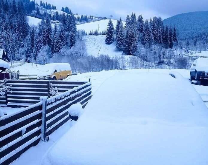 Зима вернулась: на Закарпатье и Буковине в марте выпал снег. Фото и видео