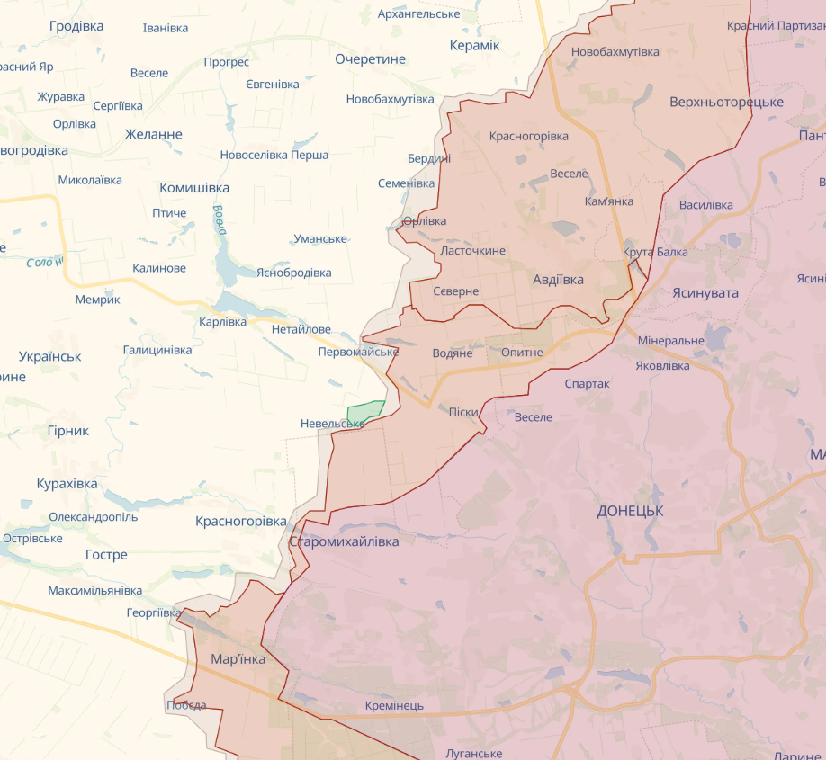 ВСУ дали отпор врагу на Авдеевском направлении, уничтожен склад БК оккупантов и четыре артиллерийских средства – Генштаб