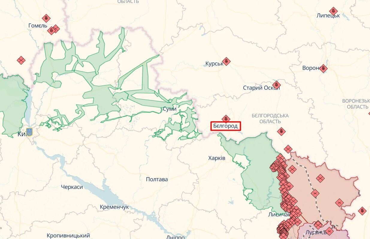 У Росії поскаржилися на удар дрона по будівлі "Газпрому" в Бєлгороді. Фото і відео