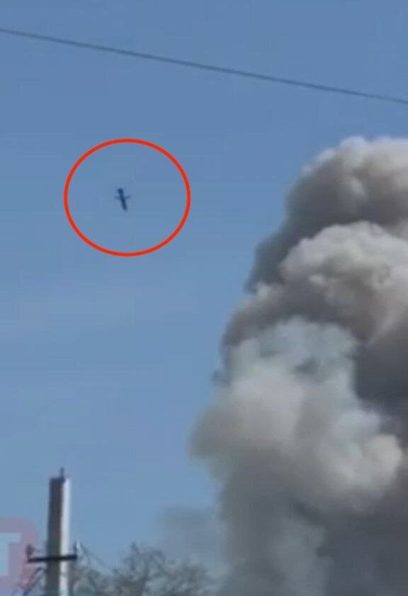 З'явилося відео з ракетою, яка влаштувала "бавовну" в Луганську