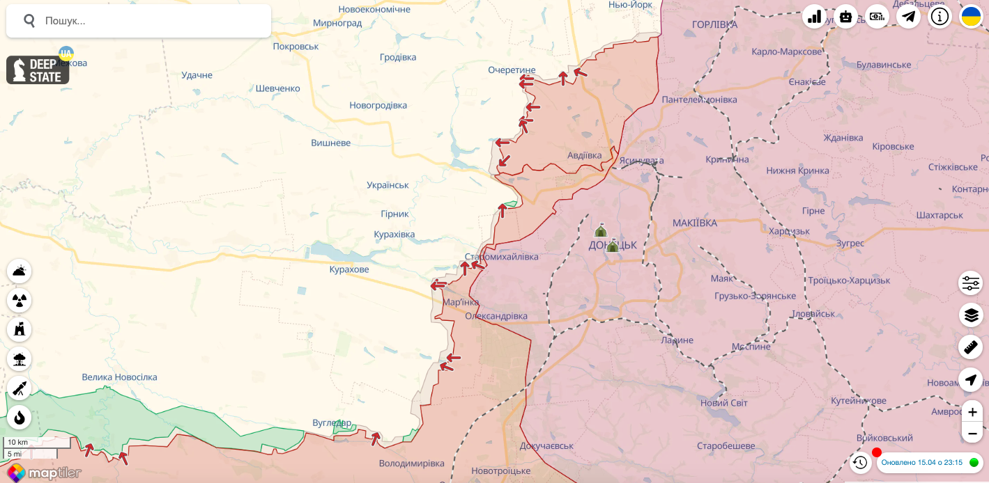 "Не менш як 10 штурмів ворога на день": у ЗСУ розповіли про ситуацію на Новопавлівському напрямку. Карта