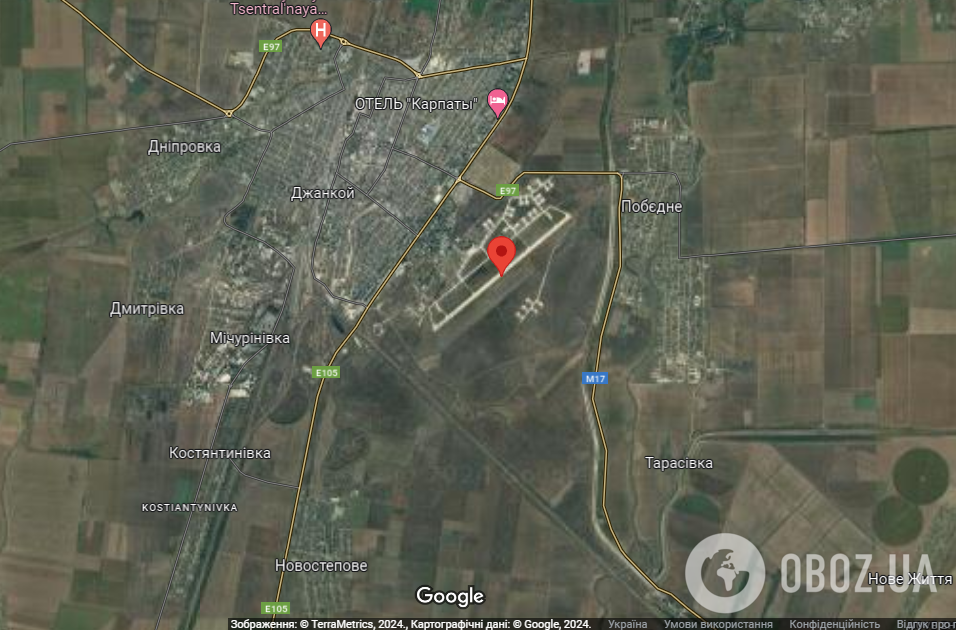 Аеродром окупаційних військ РФ у Джанкої