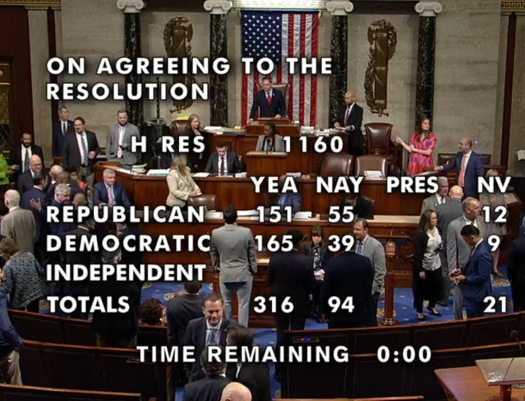 Палата представителей США поддержала вынесение на голосование помощи Украине