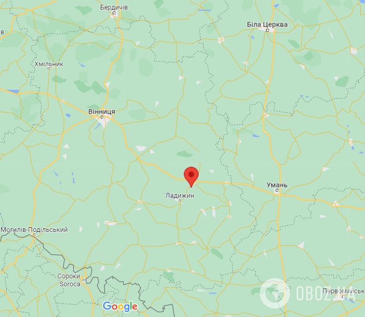 Марьяновка (Винницкая область) на карте