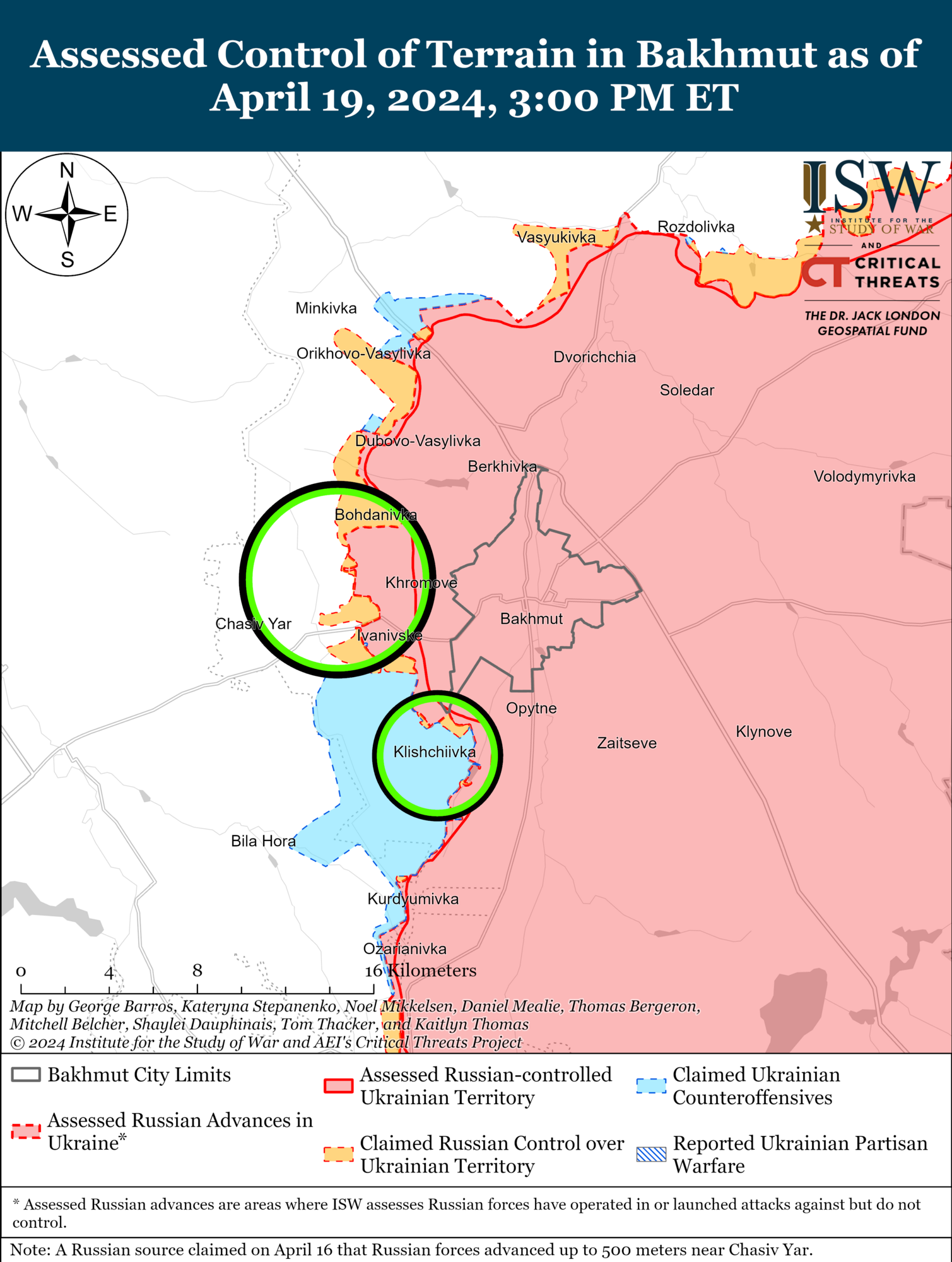Дефіцит ППО в Україні дозволяє окупантам швидко просуватися в районі Часового Яру – ISW 