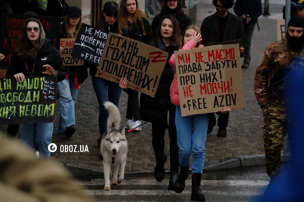 "Ми не маємо забути": у Києві провели акцію на підтримку полонених захисників України. Фото і відео