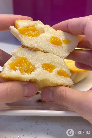 Сырники с персиками: простой рецепт в духовке