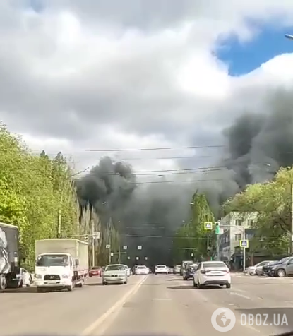 Дым в Воронеже