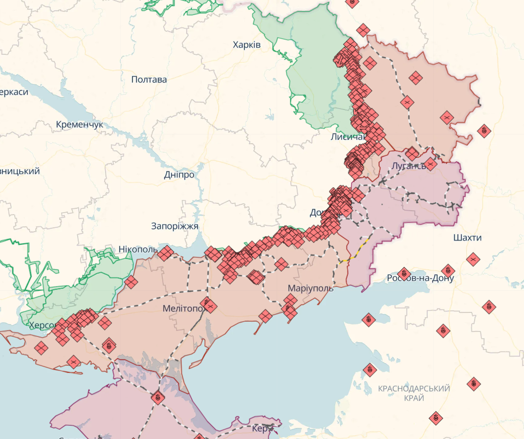 На сході України загострилася ситуація: у ЗСУ назвали головну мету окупантів