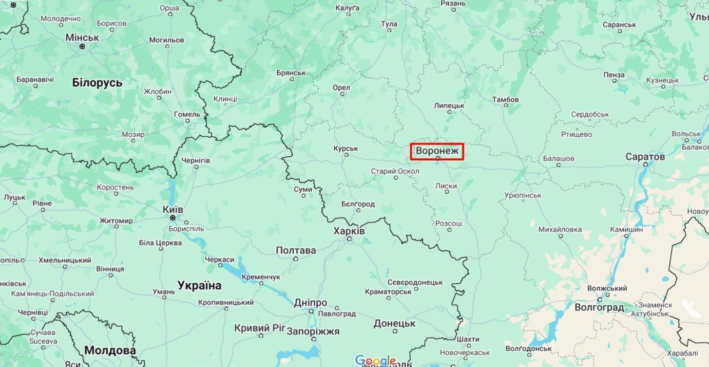 У Росії заявили, що дрон намагався атакувати військовий аеродром "Балтимор" у Воронежі