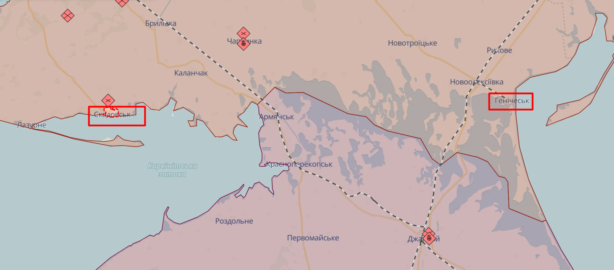 Окупанти влаштували обшуки в Скадовську і Генічеську:  qhtixhiqttiuzant