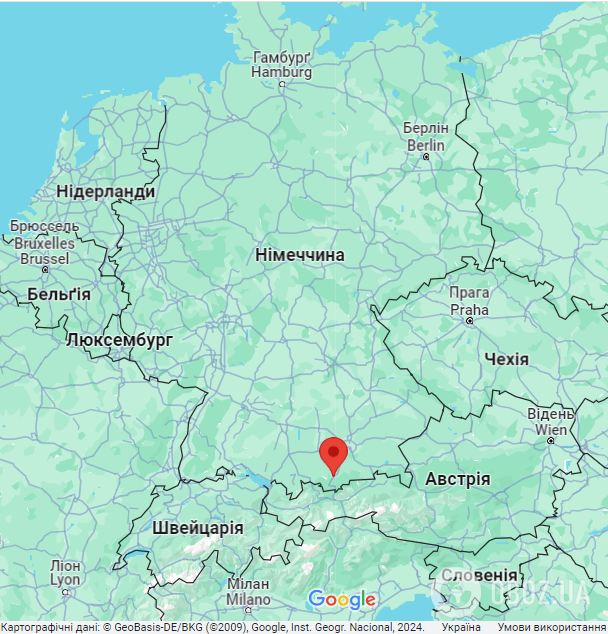 Мурнау-ам-Штафельзее (ФРГ) на карте