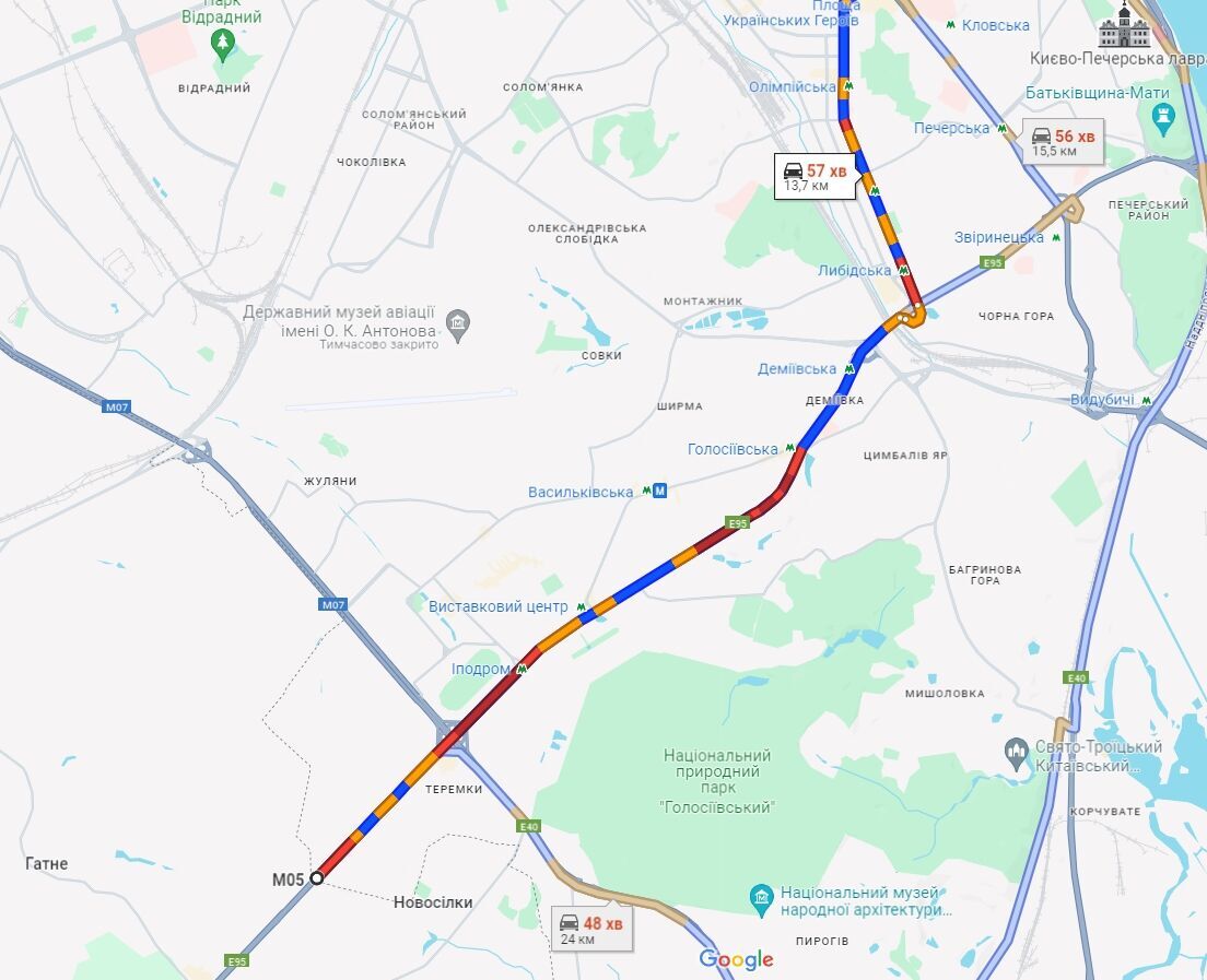 У Києві через ДТП утворилися численні затори: де ускладнено рух авто. Карта