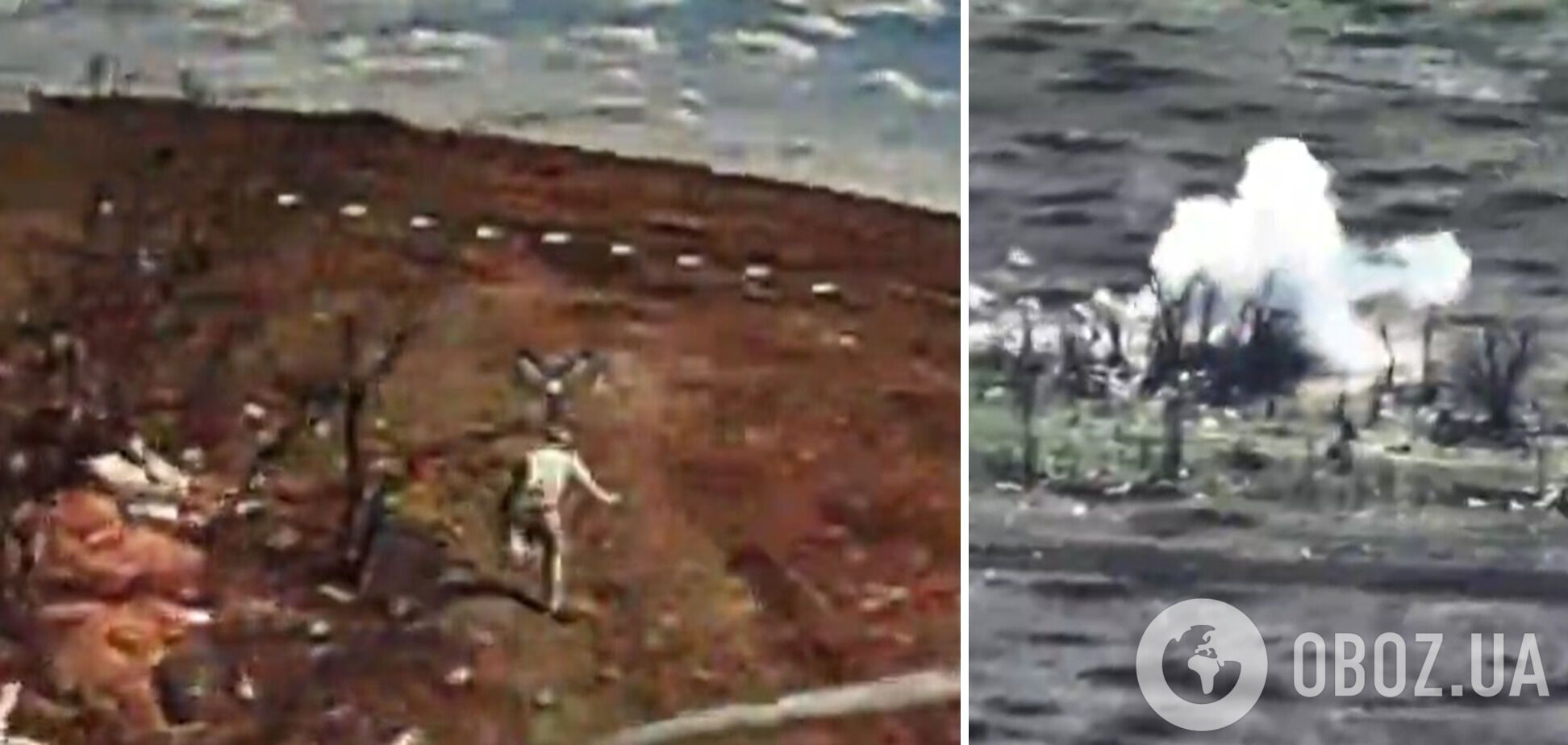 "Убегать от украинского дрона – плохая идея": оккупант пытался спастись бегством, но план провалился. Видео