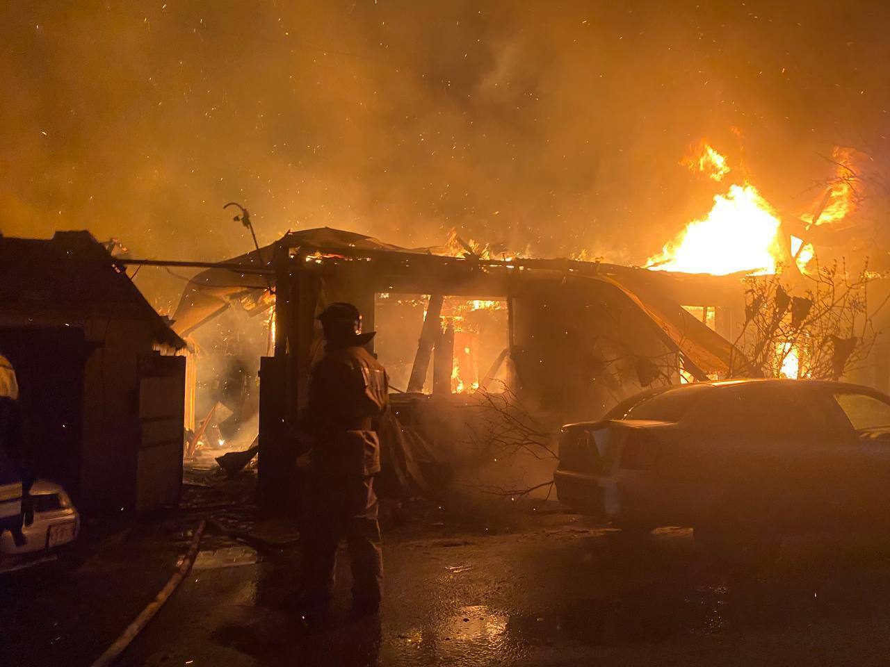 Пожежа у Курську 4 квітня