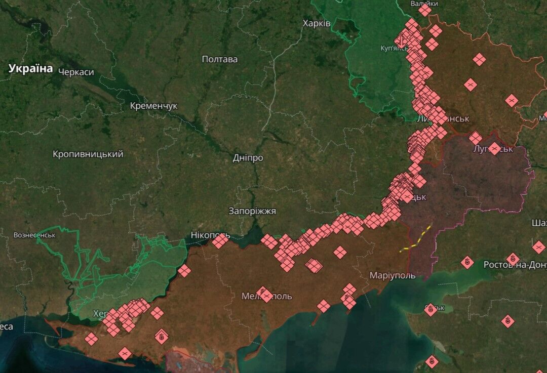 Війська РФ збільшили кількість механізованих наступів за останні два тижні: в ISW пояснили, що це означає. Карта