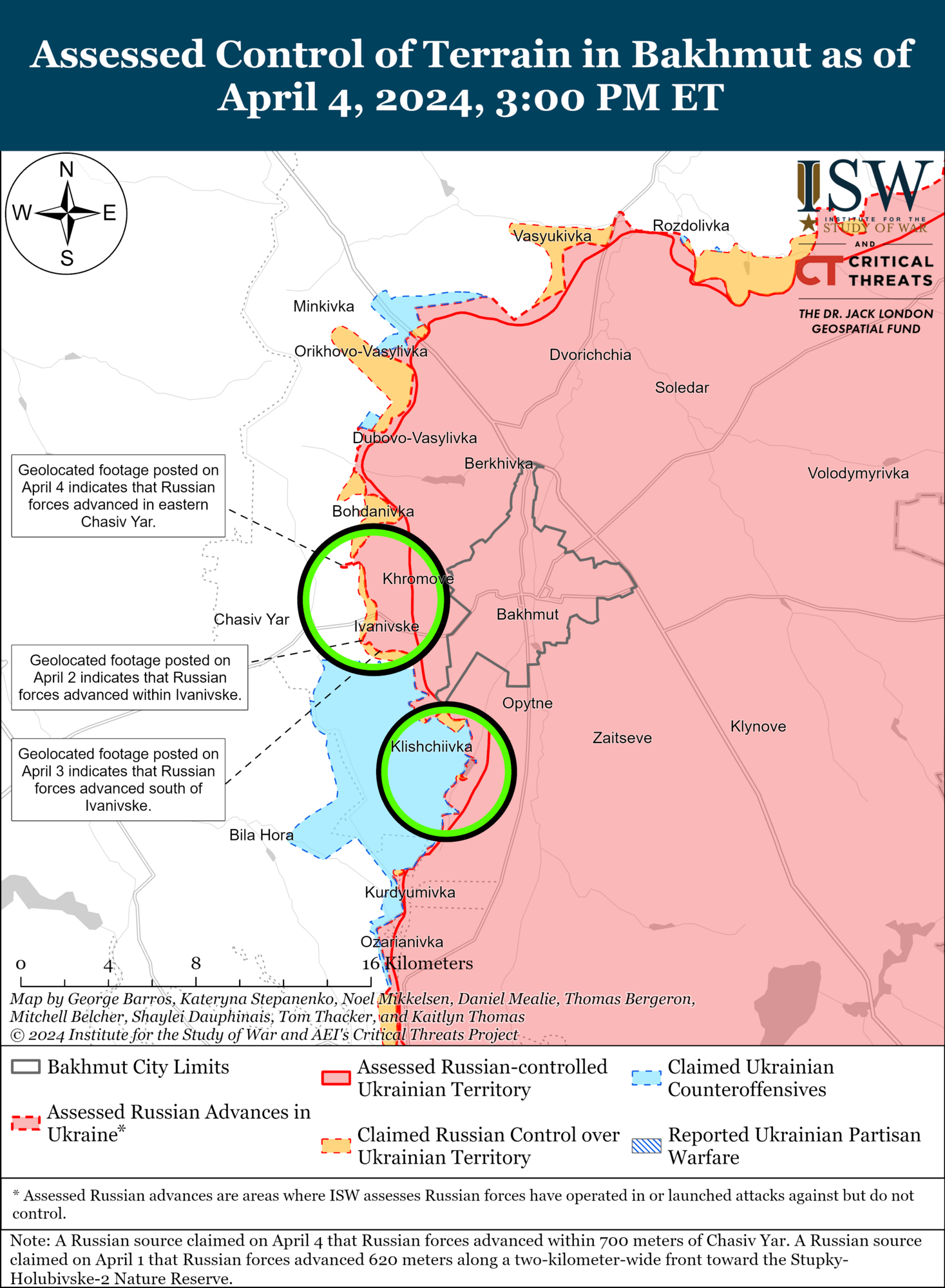 Войска РФ пытаются нарастить темпы наступления на разных направлениях: в ISW оценили ситуацию. Карта